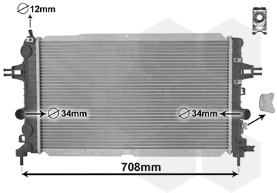 Radiateur IR PLUS Van Wezel 37002490