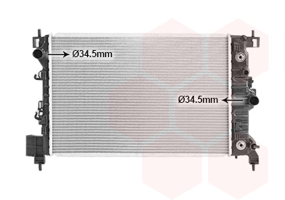 Radiateur Van Wezel 37002667