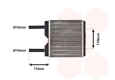 Kachelradiateur Van Wezel 37006094