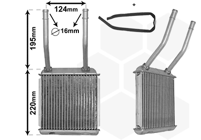 Kachelradiateur Van Wezel 37006132