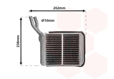 Kachelradiateur Van Wezel 37006205