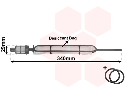 Airco droger/filter Van Wezel 3700D378