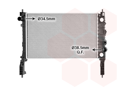 Radiateur Van Wezel 37012717