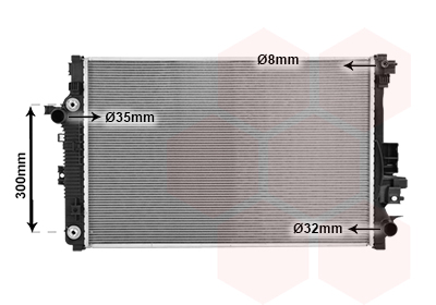 Radiateur Van Wezel 37012725