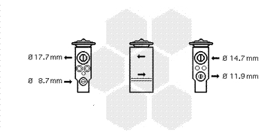 Airco expansieklep Van Wezel 40001350