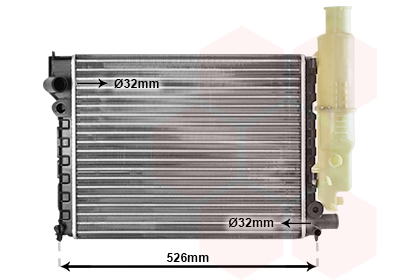 Radiateur Van Wezel 40002092