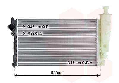 Radiateur Van Wezel 40002127