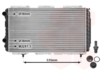 Radiateur Van Wezel 40002147