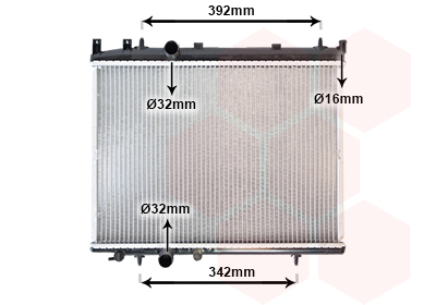 Radiateur Van Wezel 40002263