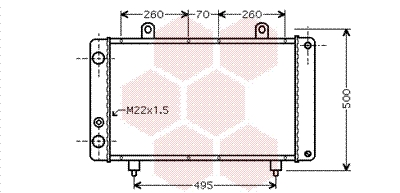 Radiateur Van Wezel 40002319