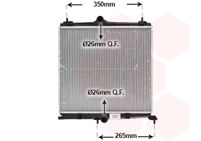 Radiateur Van Wezel 40012702