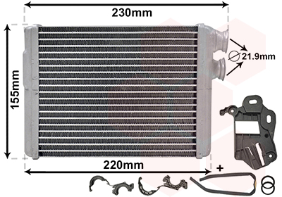 Kachelradiateur Van Wezel 40016700