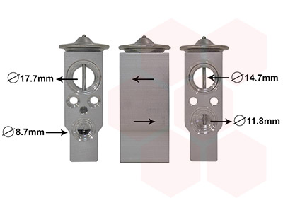 Airco expansieklep Van Wezel 43001332