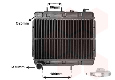 Radiateur Van Wezel 43002006