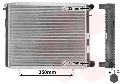 Radiateur Van Wezel 43002045