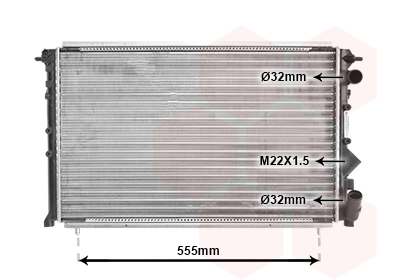 Radiateur Van Wezel 43002150