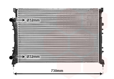 Radiateur Van Wezel 43002233