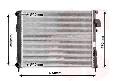 Radiateur Van Wezel 43002303