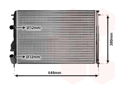 Radiateur Van Wezel 43002312