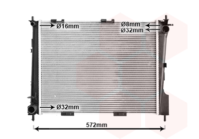 Radiateur Van Wezel 43002372