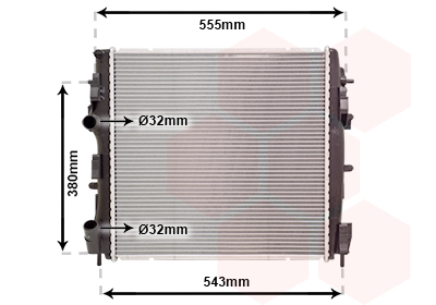 Radiateur Van Wezel 43002399