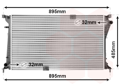 Radiateur Van Wezel 43002490