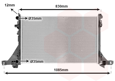 Radiateur Van Wezel 43002561