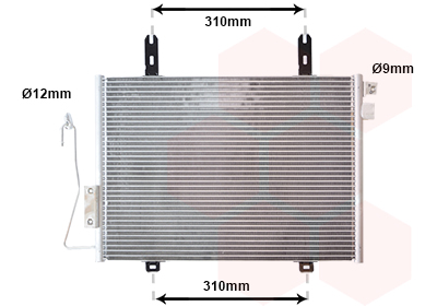 Airco condensor Van Wezel 43005221