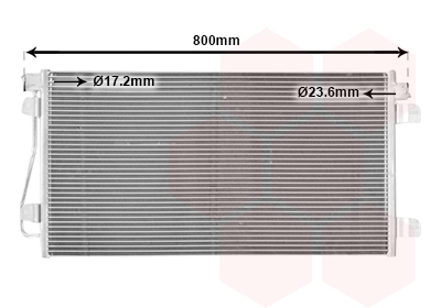 Airco condensor Van Wezel 43005348