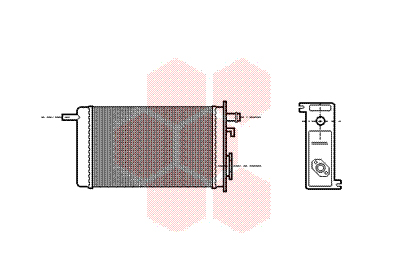 Kachelradiateur Van Wezel 43006096