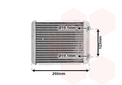 Kachelradiateur Van Wezel 43006344