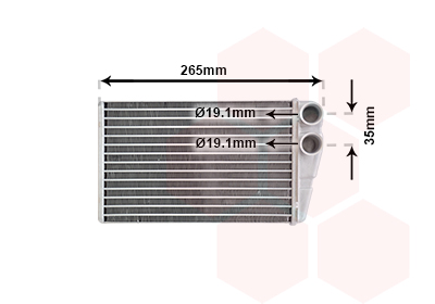 Kachelradiateur Van Wezel 43006354