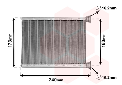 Kachelradiateur Van Wezel 43006569