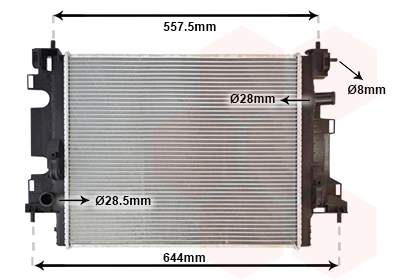 Radiateur Van Wezel 43012703