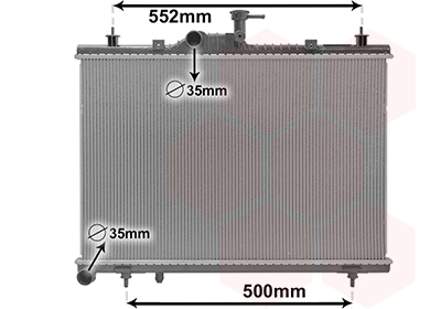 Radiateur Van Wezel 43012705