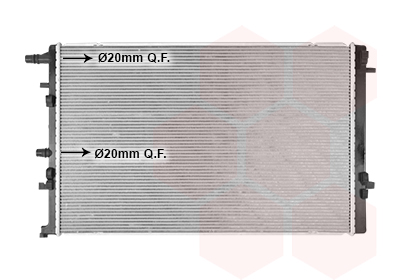 Radiateur Van Wezel 43012714