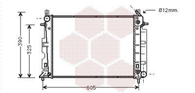 Radiateur Van Wezel 47002027