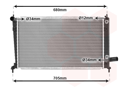 Radiateur Van Wezel 47002036