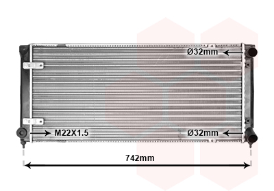 Radiateur Van Wezel 49002009