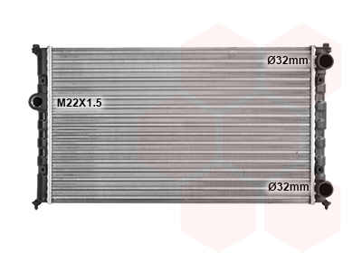 Radiateur Van Wezel 49002024