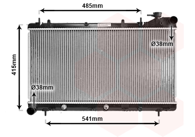 Radiateur Van Wezel 51002016