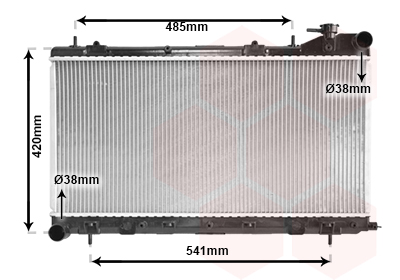 Radiateur Van Wezel 51002045