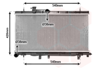 Radiateur Van Wezel 51002052