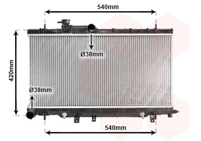 Radiateur Van Wezel 51002053