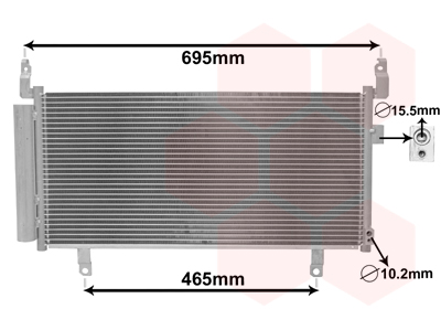 Airco condensor Van Wezel 51005104