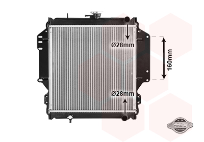 Radiateur Van Wezel 52002003