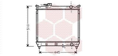 Radiateur Van Wezel 52002033