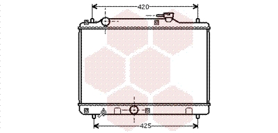 Radiateur Van Wezel 52002034