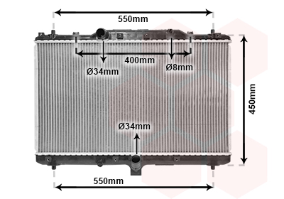 Radiateur Van Wezel 52002086