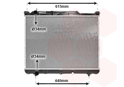 Radiateur Van Wezel 52002099